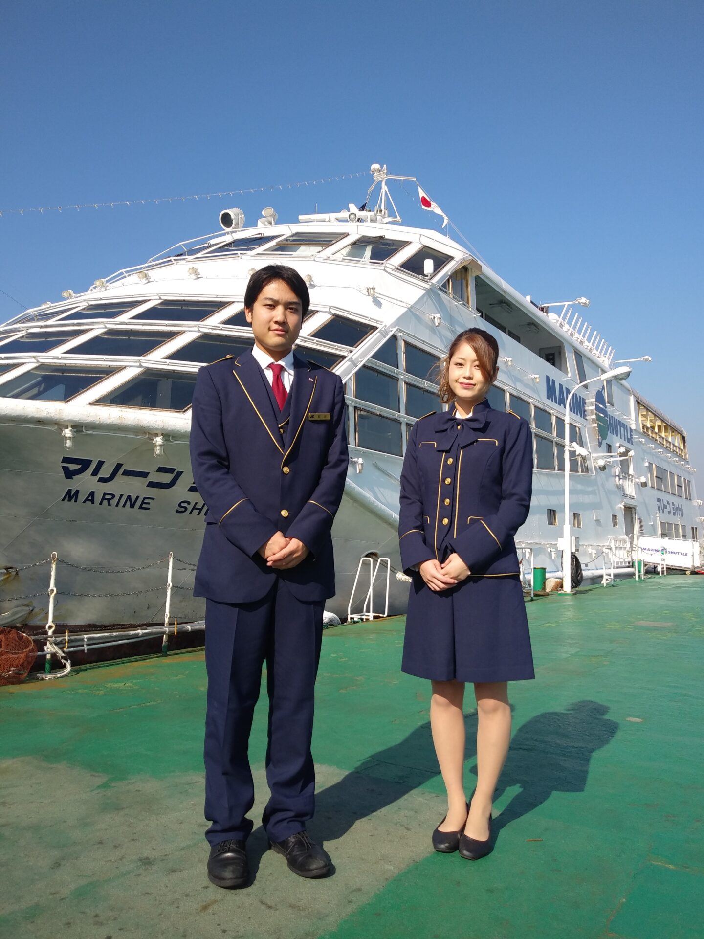 横浜港観光船制服