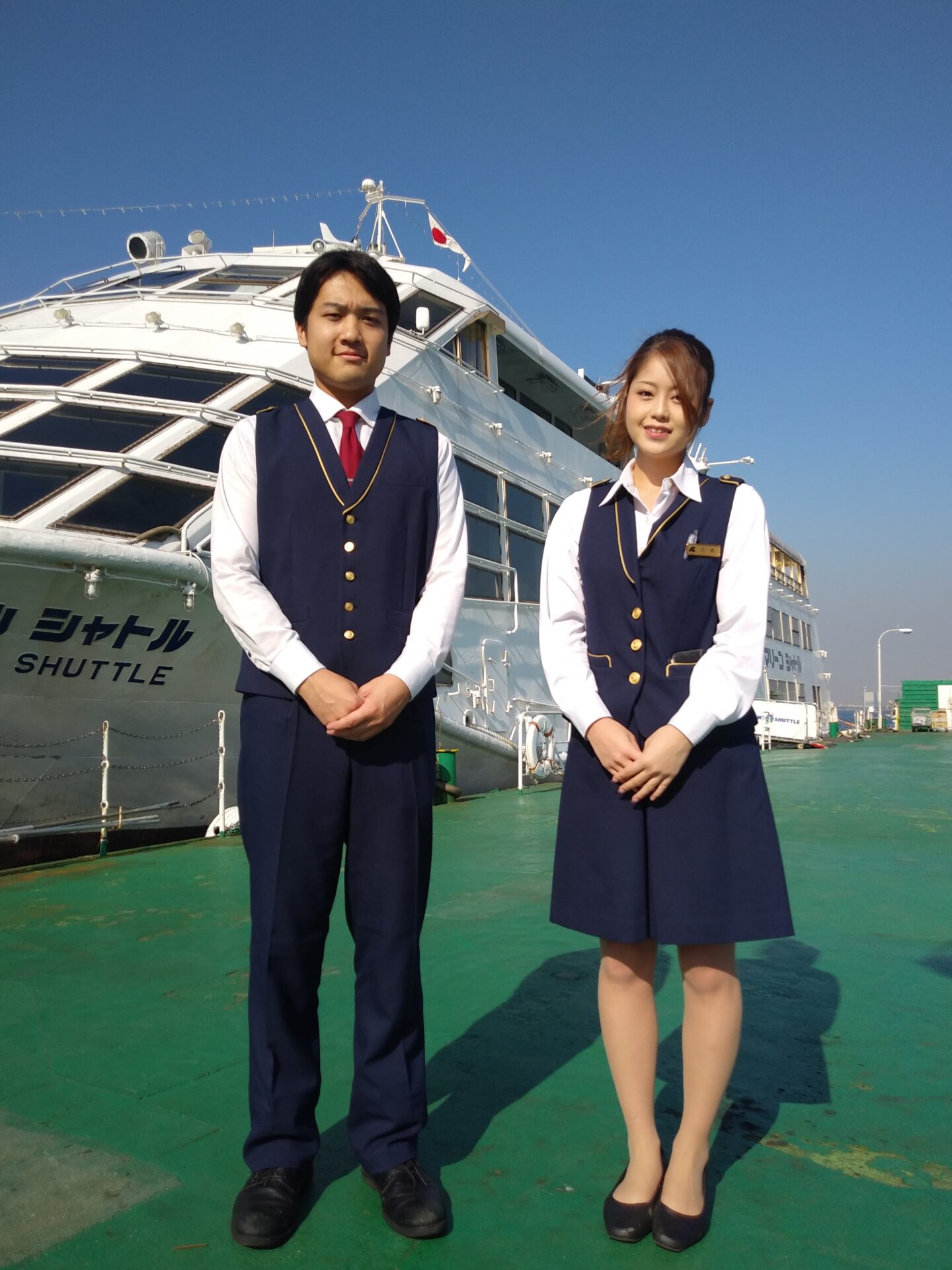 横浜港観光船制服