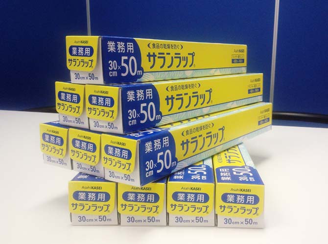 防災用品として（業務用サランラップ）